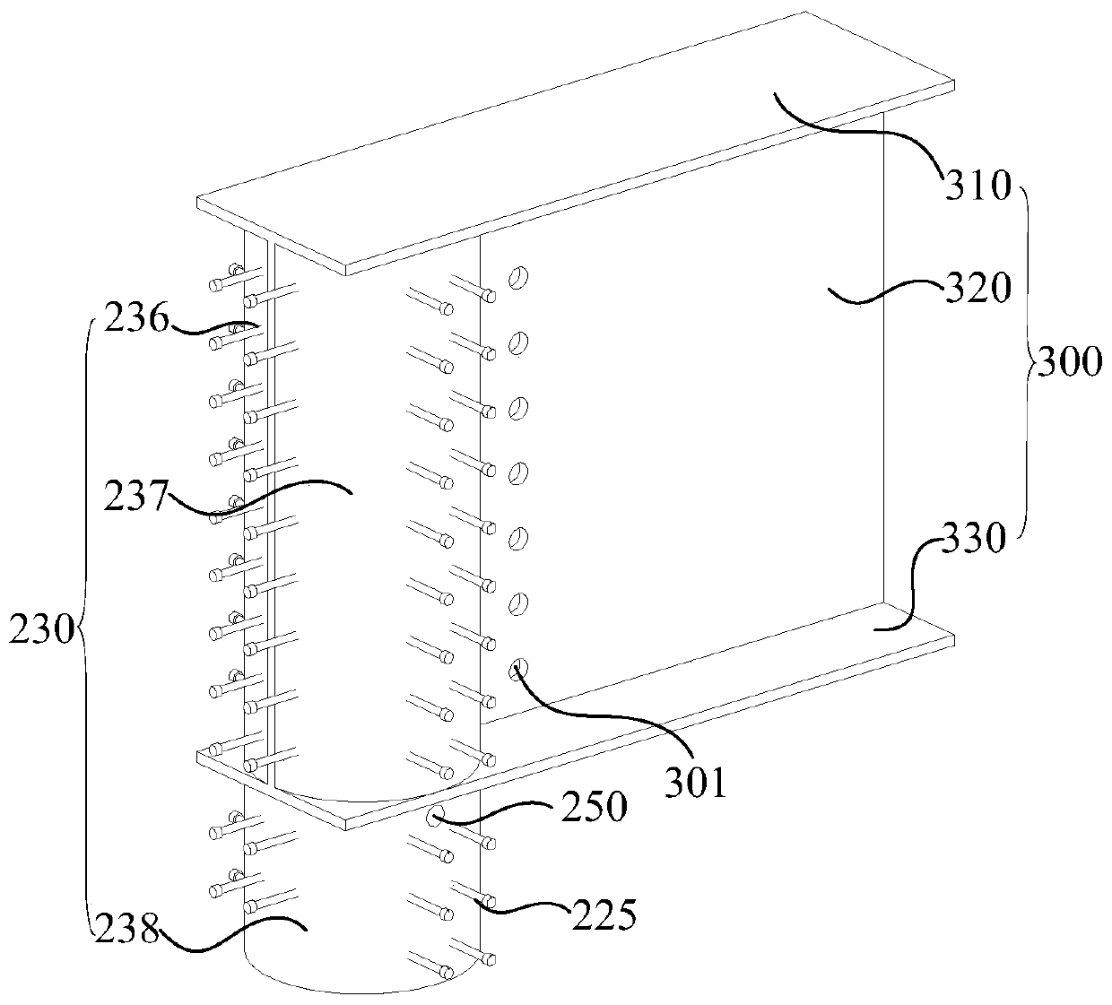 Expansion-joint-free bridge and construction method