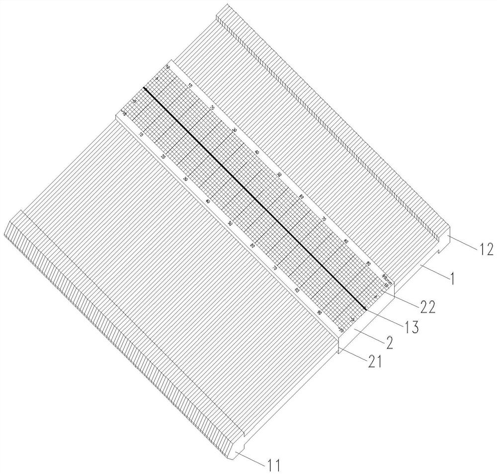 Concrete surface roughness measuring device and method