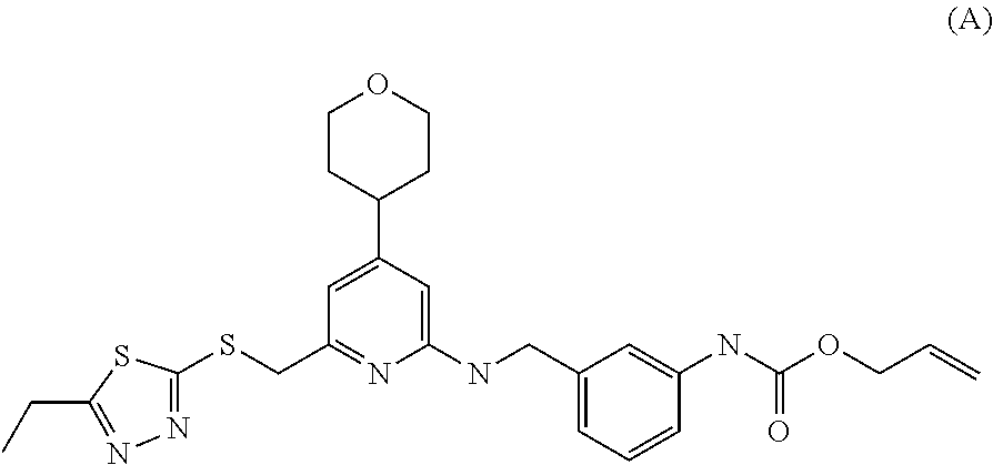Heteroarylthiomethyl pyridine derivative