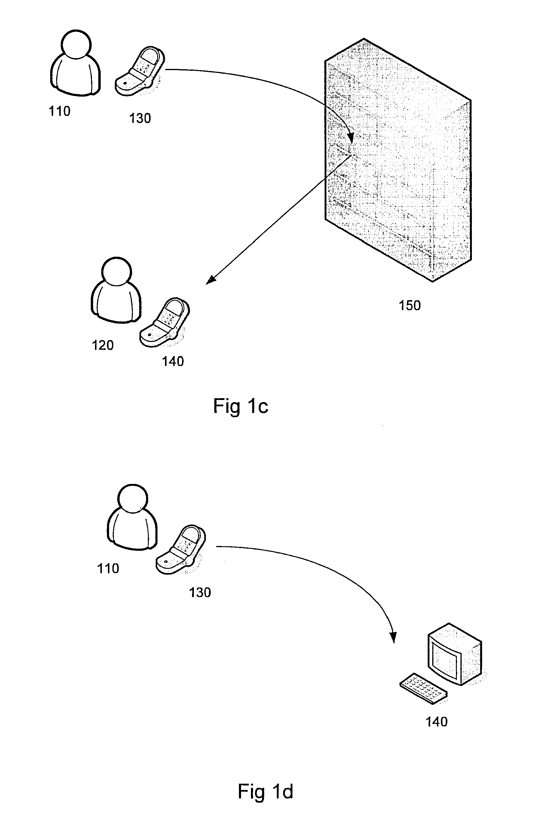 System, device and method for transmitting a file by use of a throwing gesture to a mobile terminal