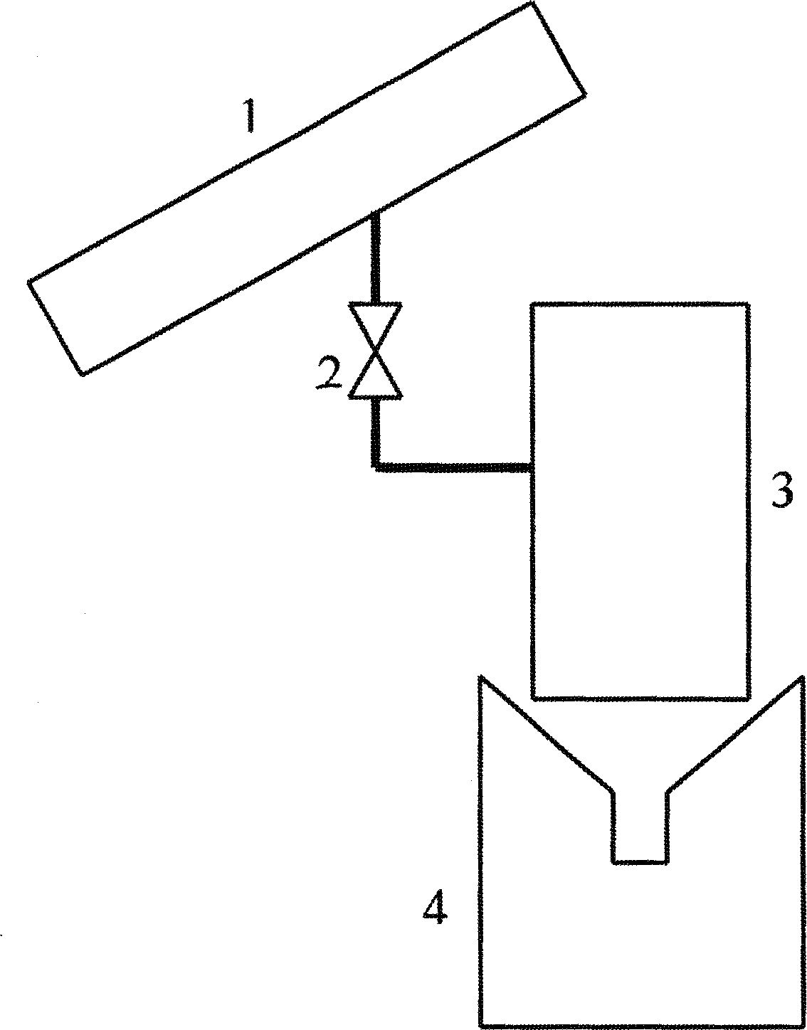 Apparatus for water production from air by employing solar-powered intermittent absorption refrigeration
