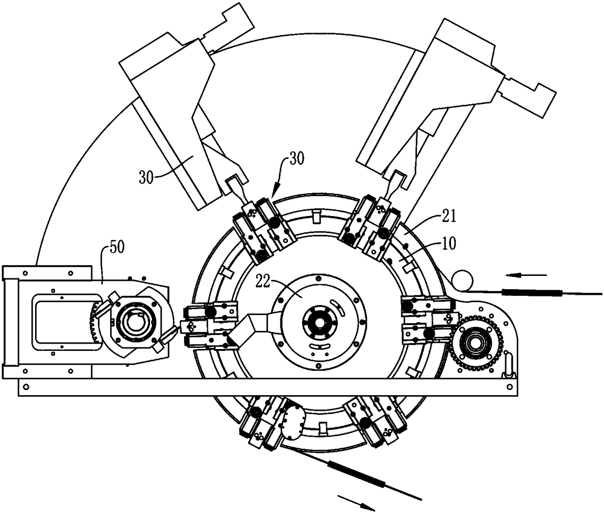 Ultrasonic sealing and pressing equipment and process