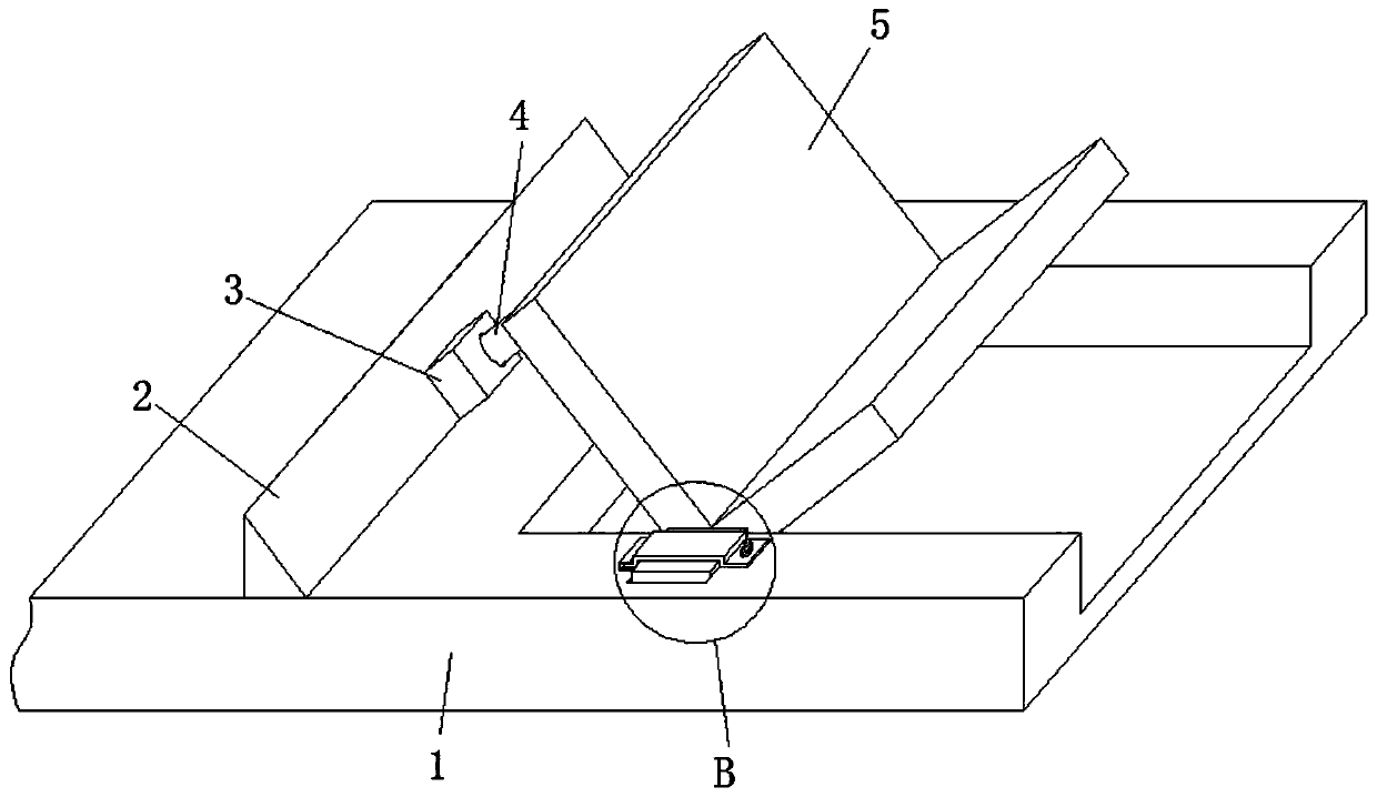 Mounting structure for in-position device of prefabricated concrete wallboard
