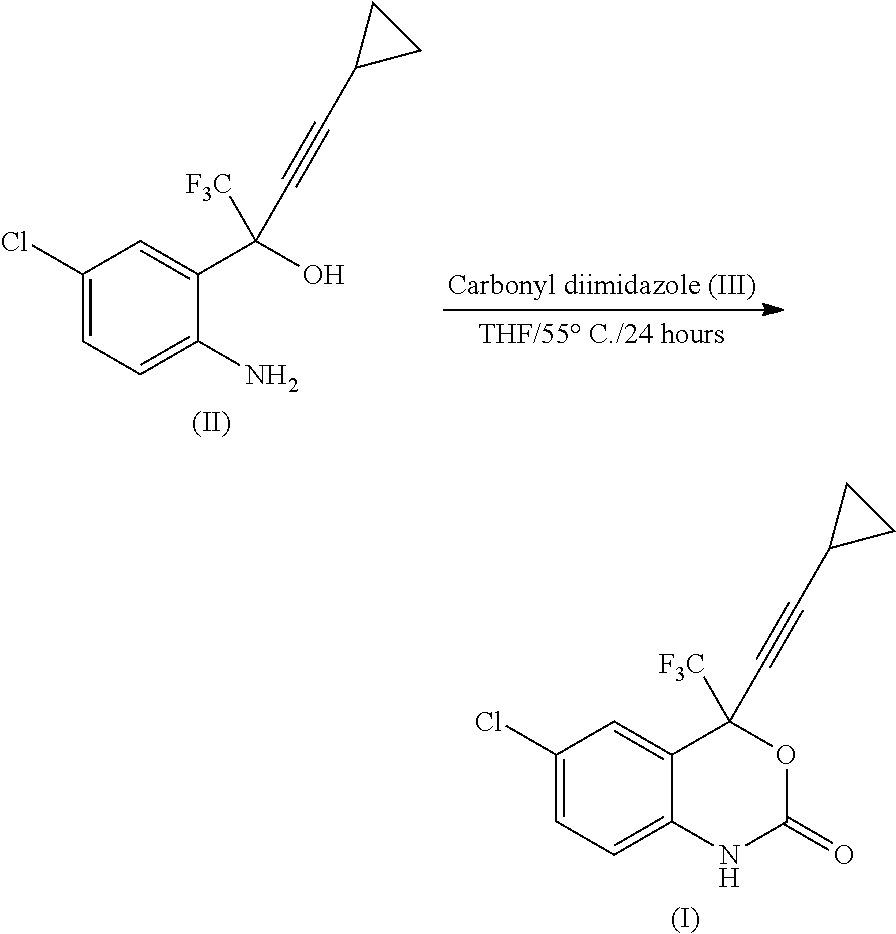 Process for the preparation of efavirenz