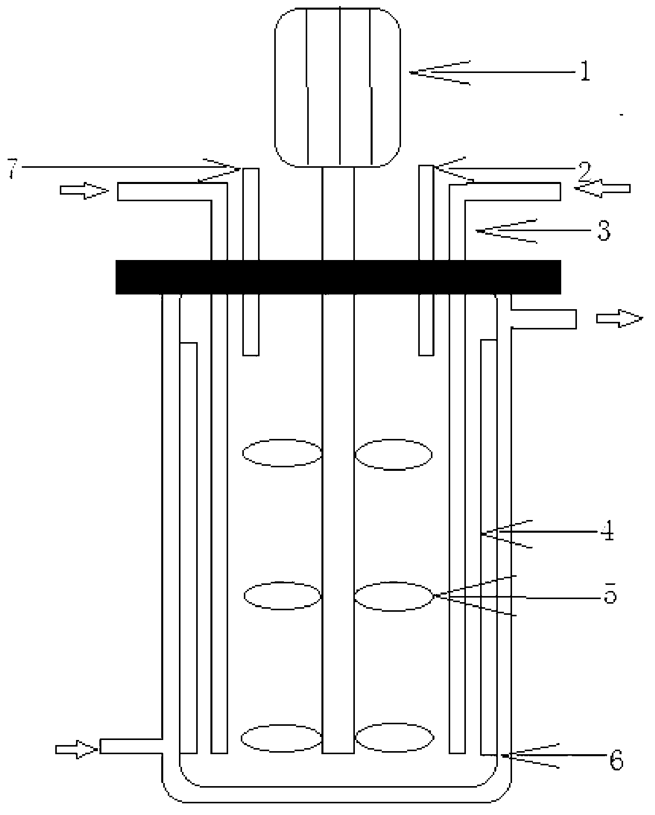 Preparation method of silicon-silver composite anode material of lithium ion battery and reaction kettle