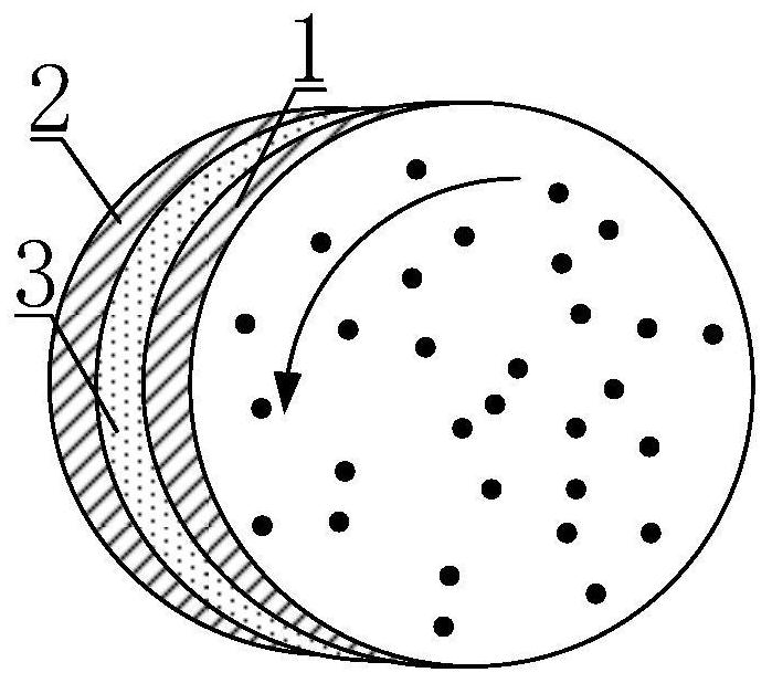 Bipolar grinding wheel electric spark grinding machining device and method suitable for insulating hard and brittle materials