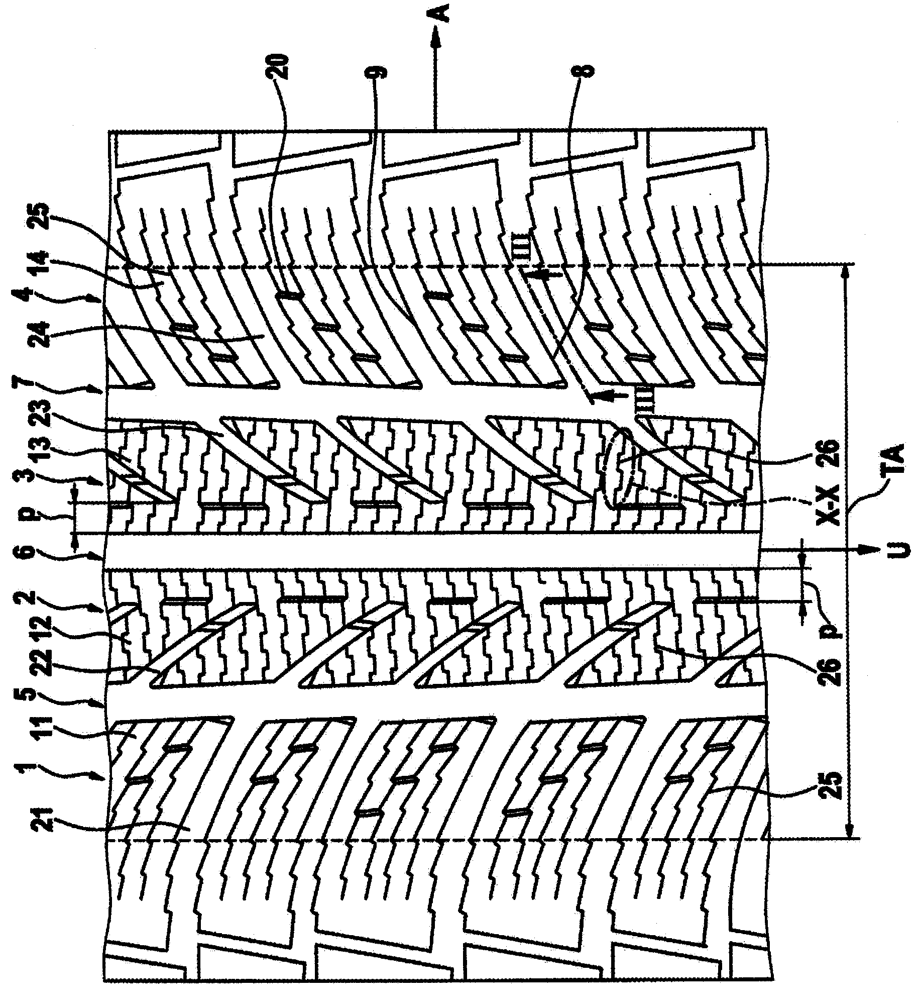 Motor vehicle pneumatic tires