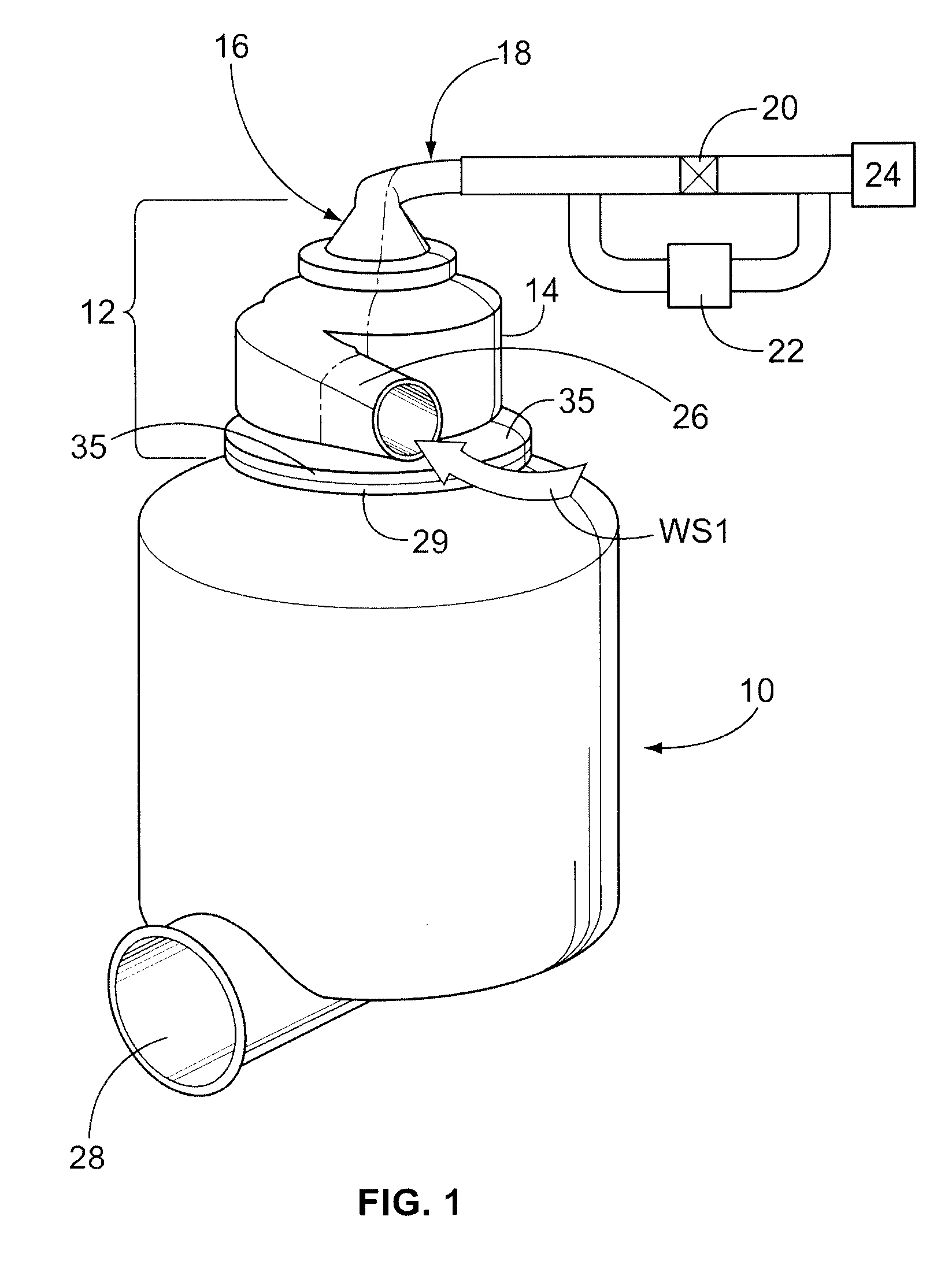 Multiple vortex waste separator apparatus