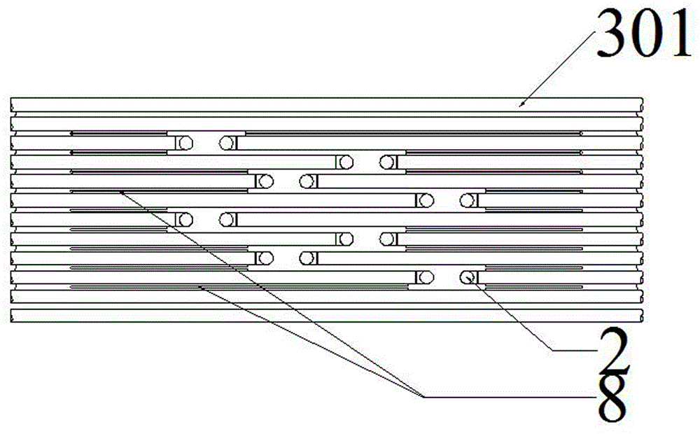 Water-cooled wall of ammonia oxidation furnace