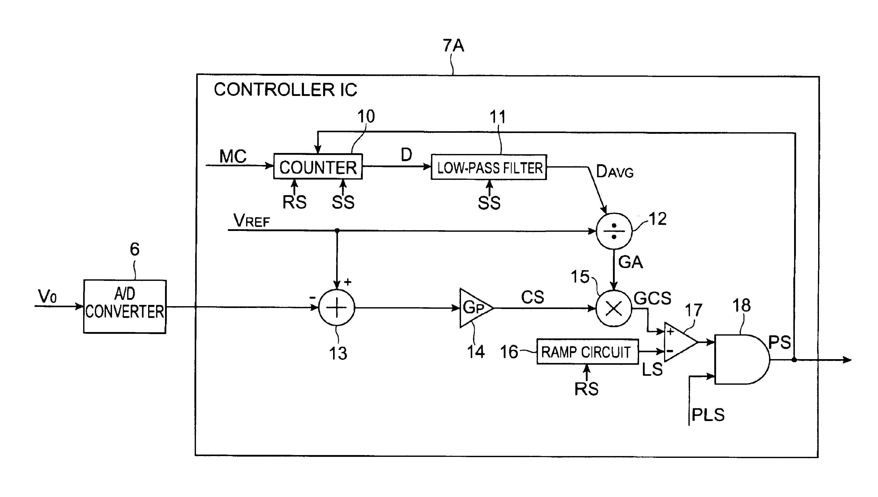 Switching power supply controller and switching power supply