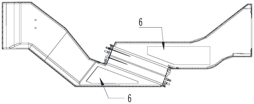 Special-shaped air duct and air conditioner comprising same