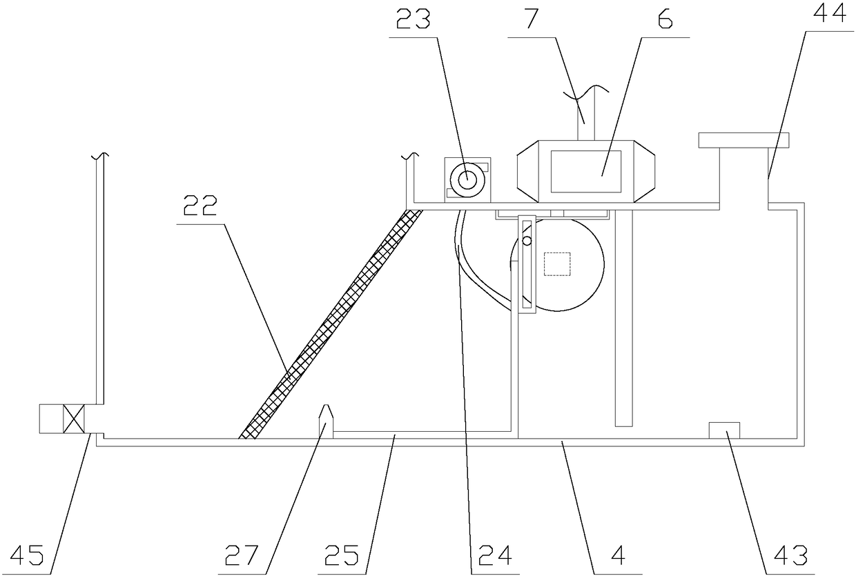 Intelligent desulfurizing tower used for treating industrial waste gas and with guide function