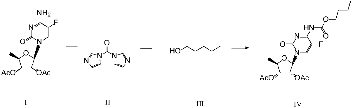 Synthesis method of capecitabine intermediate