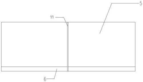 Novel concrete apron structure and construction method thereof