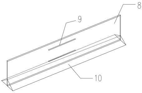 Novel concrete apron structure and construction method thereof