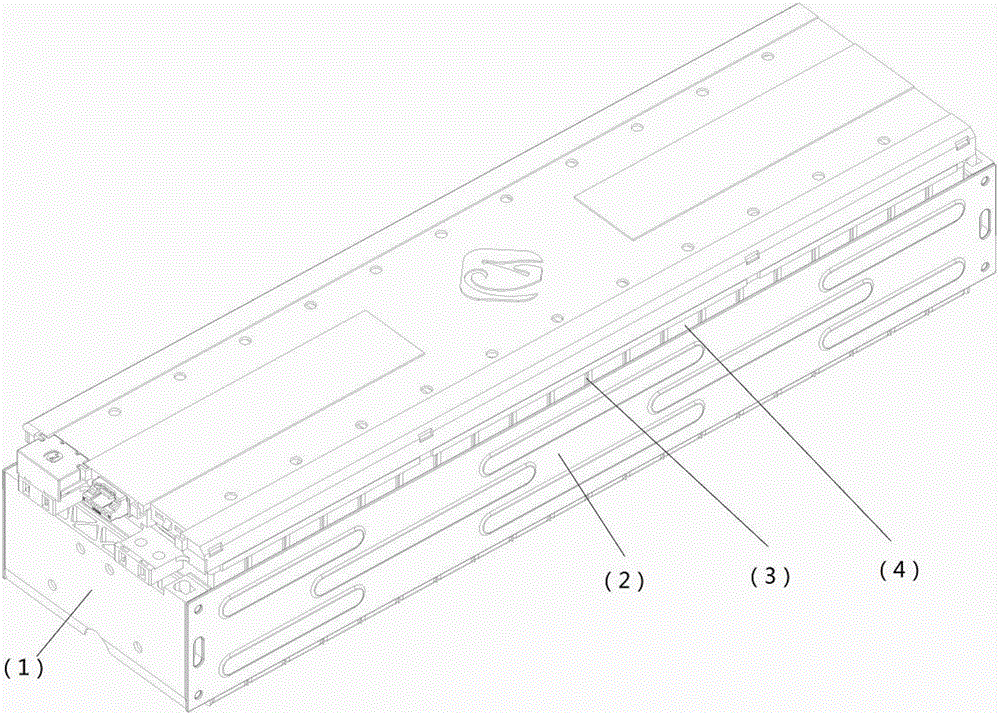 Passive protection battery module structure and manufacturing method thereof