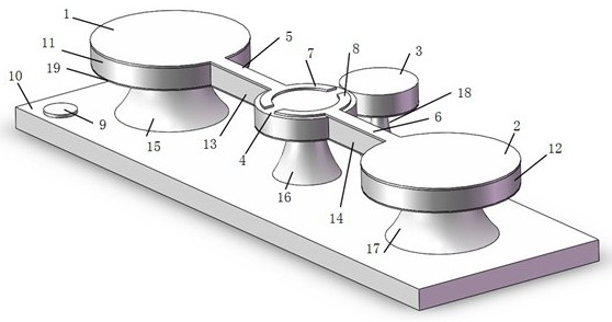 An Electrically Controlled Active Coupled Cavity Laser