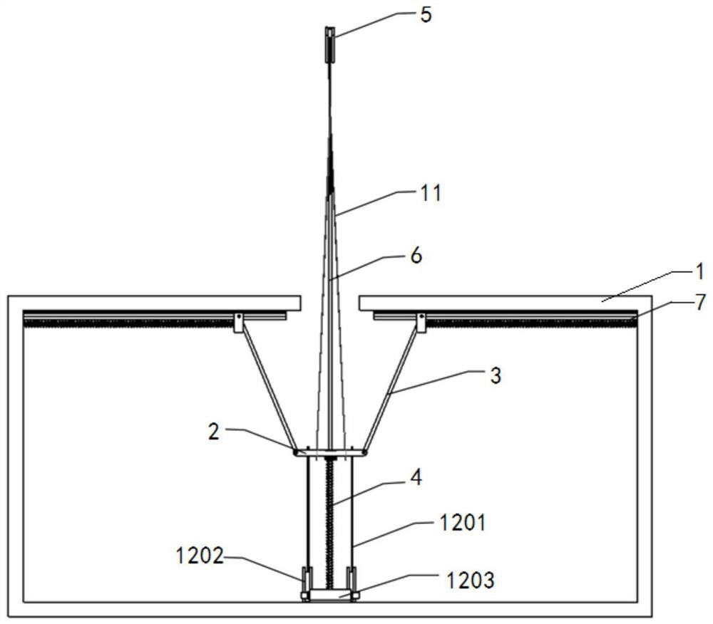 Traction device for aerial attitude training