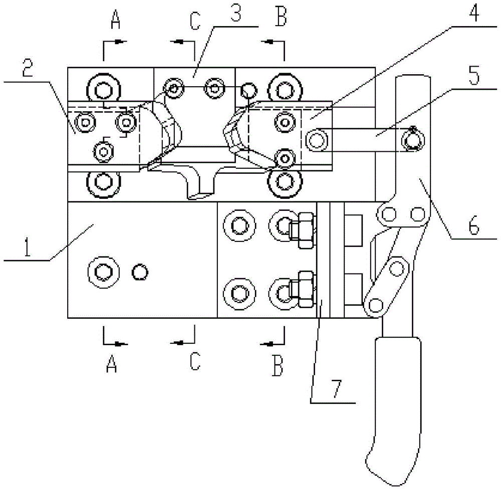 An engine blade positioning and clamping device