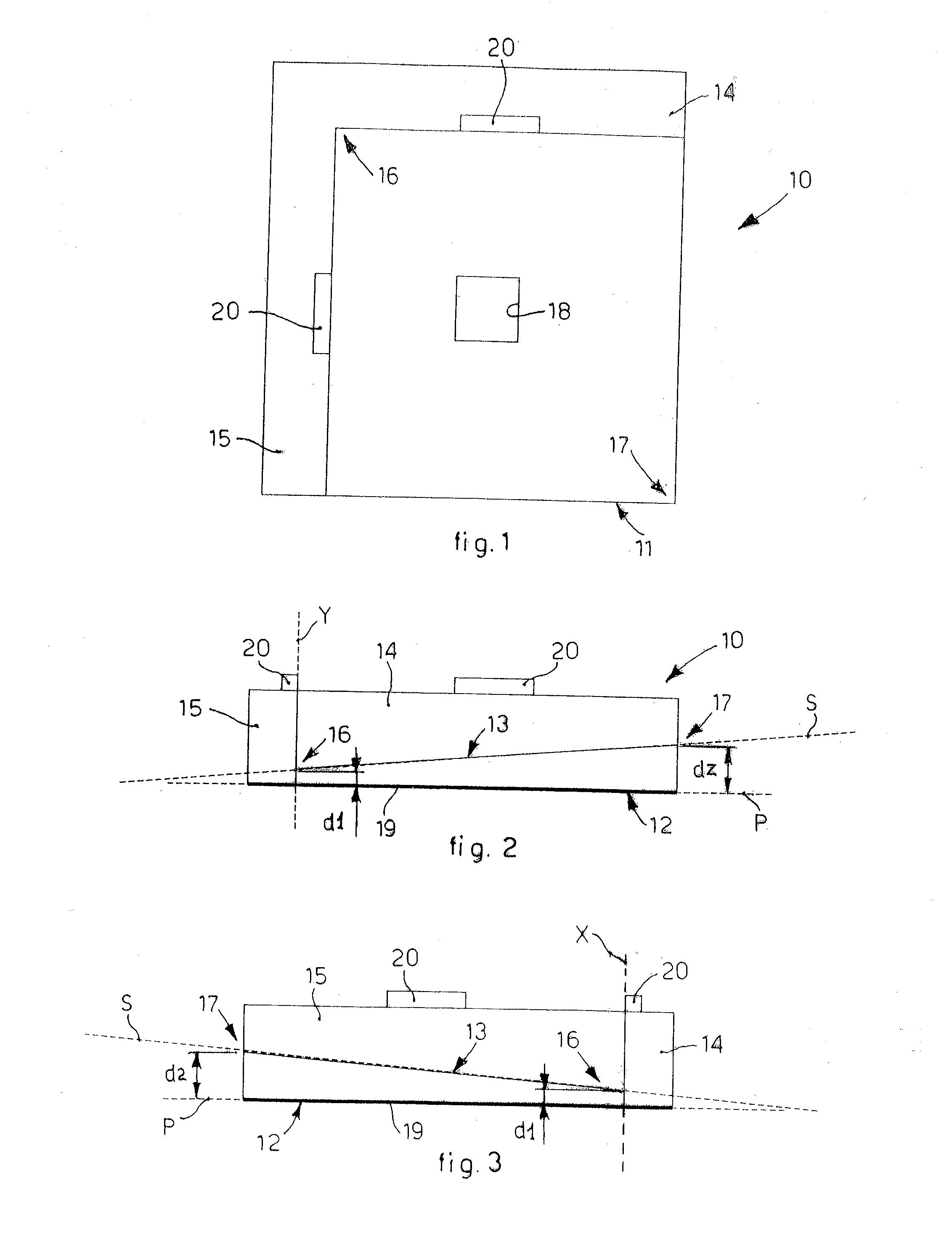 Container for storing plates for electronic circuits and relative method