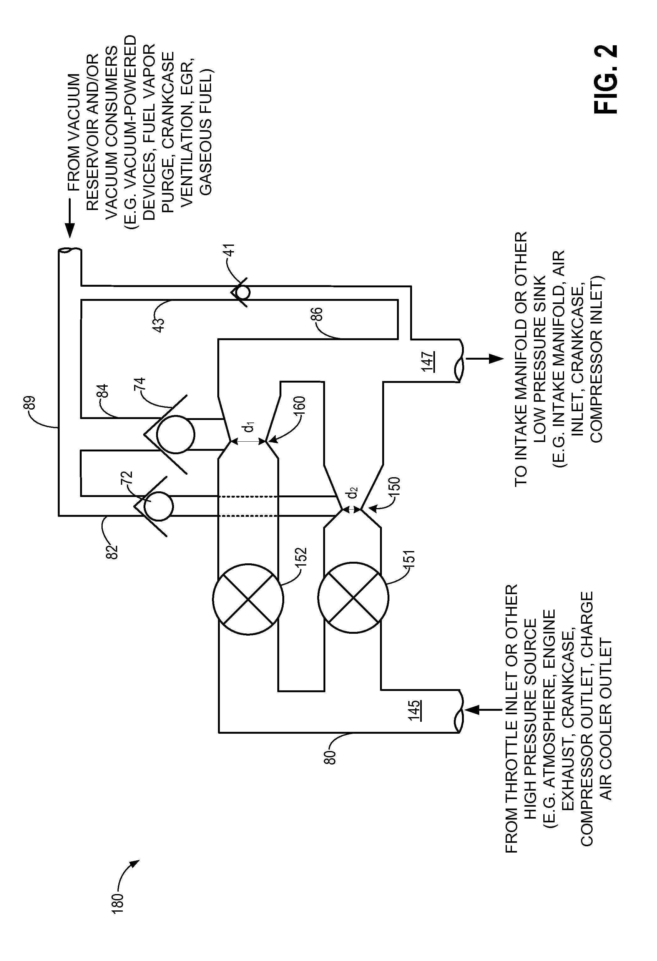 Systems and methods for multiple aspirators for a constant pump rate