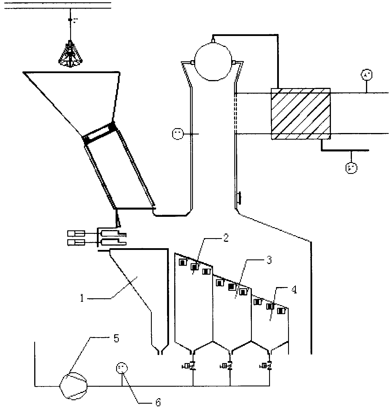 Self-service combustion control method of sectional type fire grate garbage incinerator