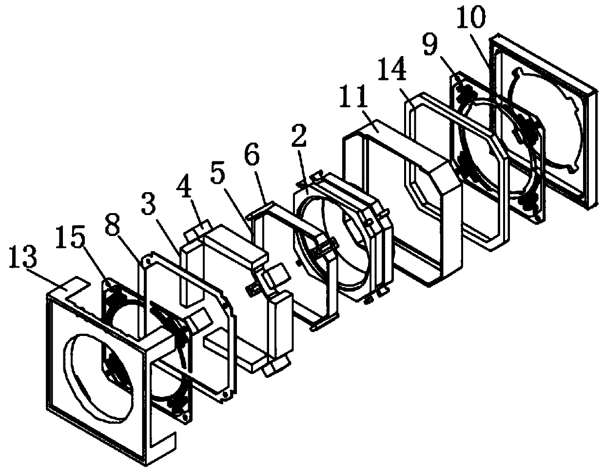 Anti-jittering lens driving device