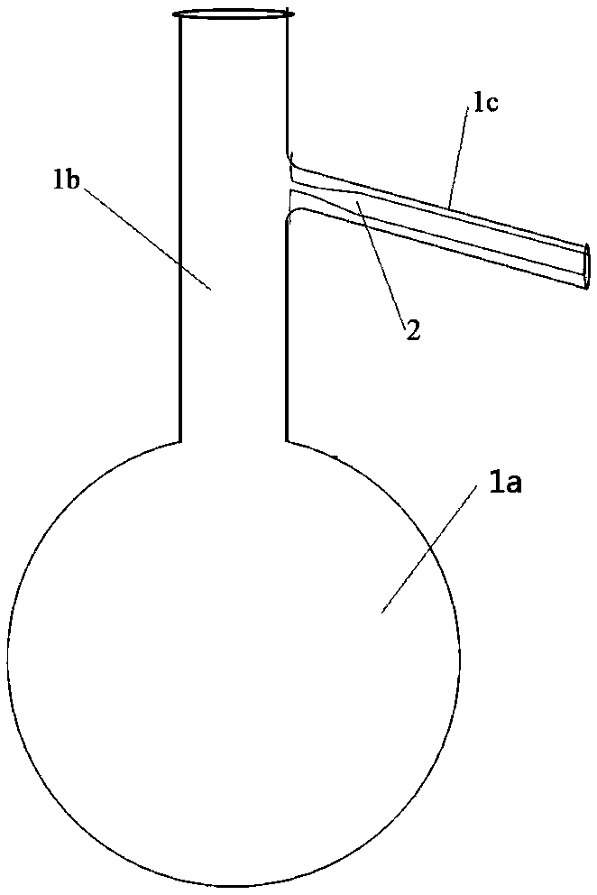 Distillation flask and system and method for ignition-free closed flash point determination of petroleum products