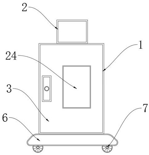 Sheet type heat dissipation power distribution cabinet