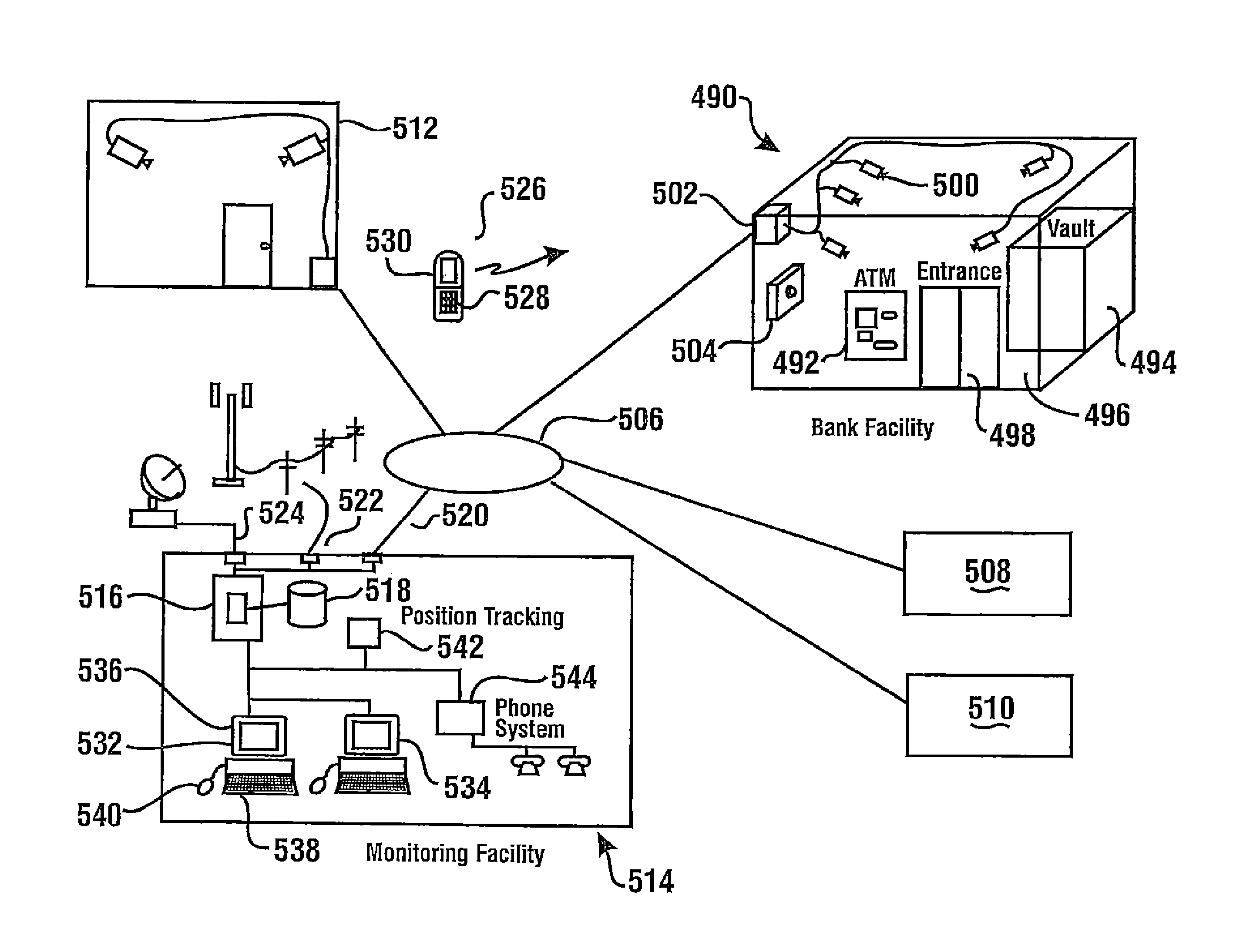 Automated banking machine and monitoring method