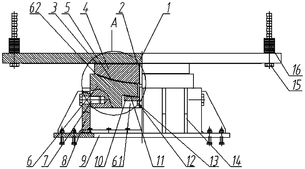 Force-limiting fusing wind-resistant spherical support