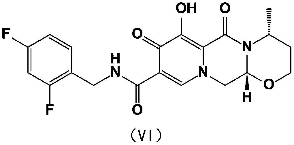 Method for synthesizing diastereomer impurity in dolutegravir raw material