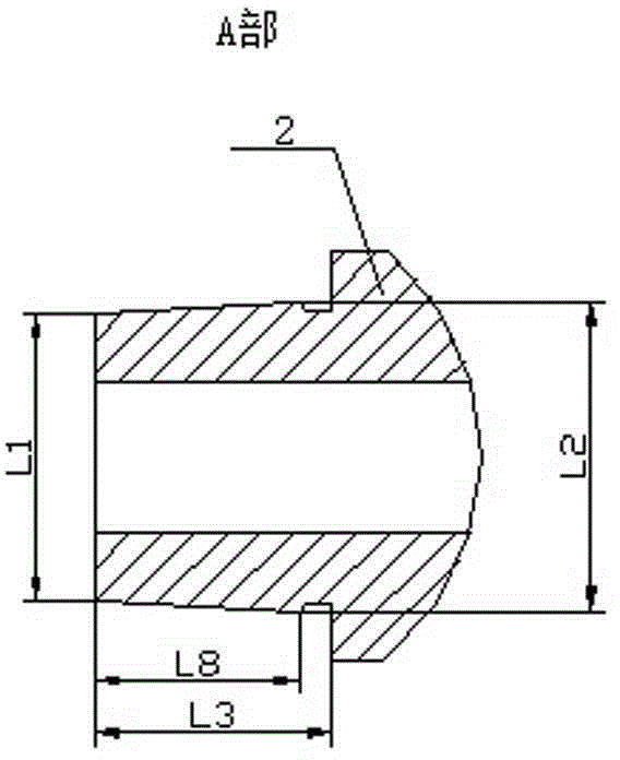 A 14-3/4 inch ultra-large diameter prospecting drill pipe