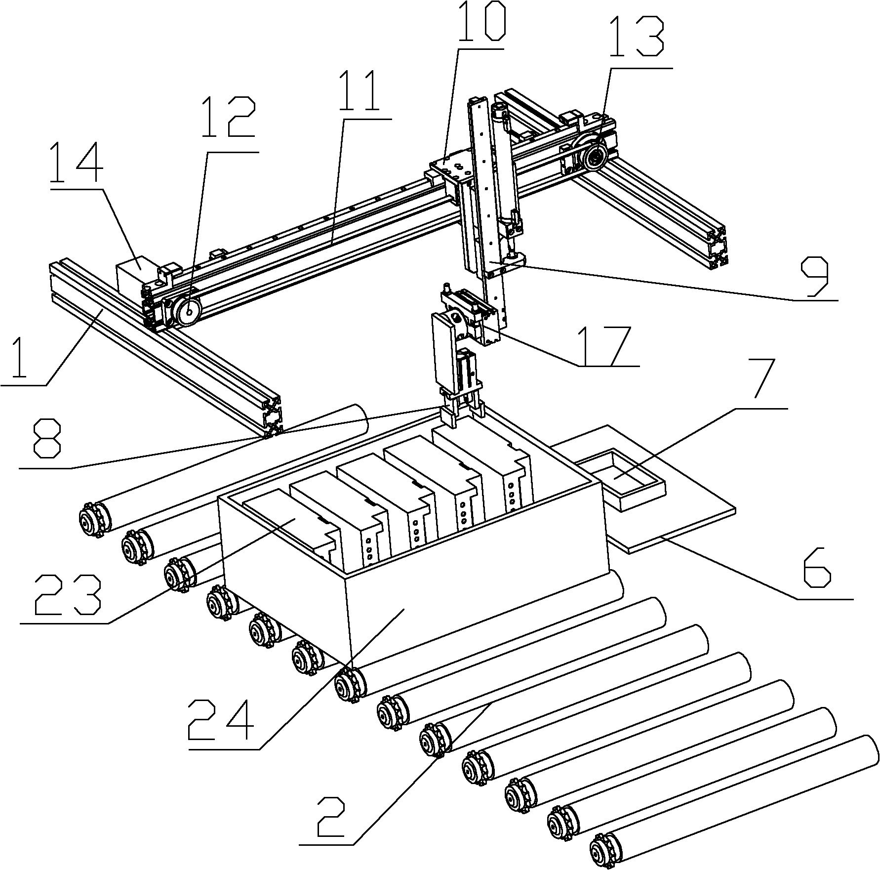 Device for shifting electric energy meter between meter box and single-epitope tooling plate