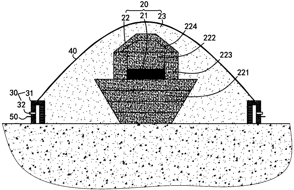 Environmentally friendly and energy-saving mountain-shaped silicon carbide smelting tail gas recovery device and recovery method