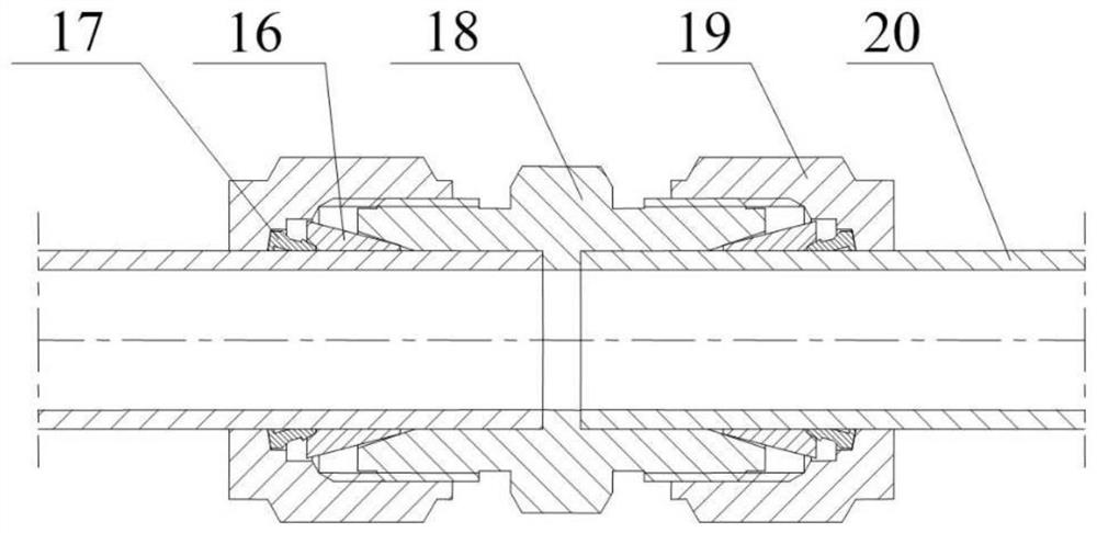 Double collar for pipeline joint and preparation method of double collar