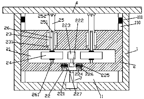 A workpiece processing table device