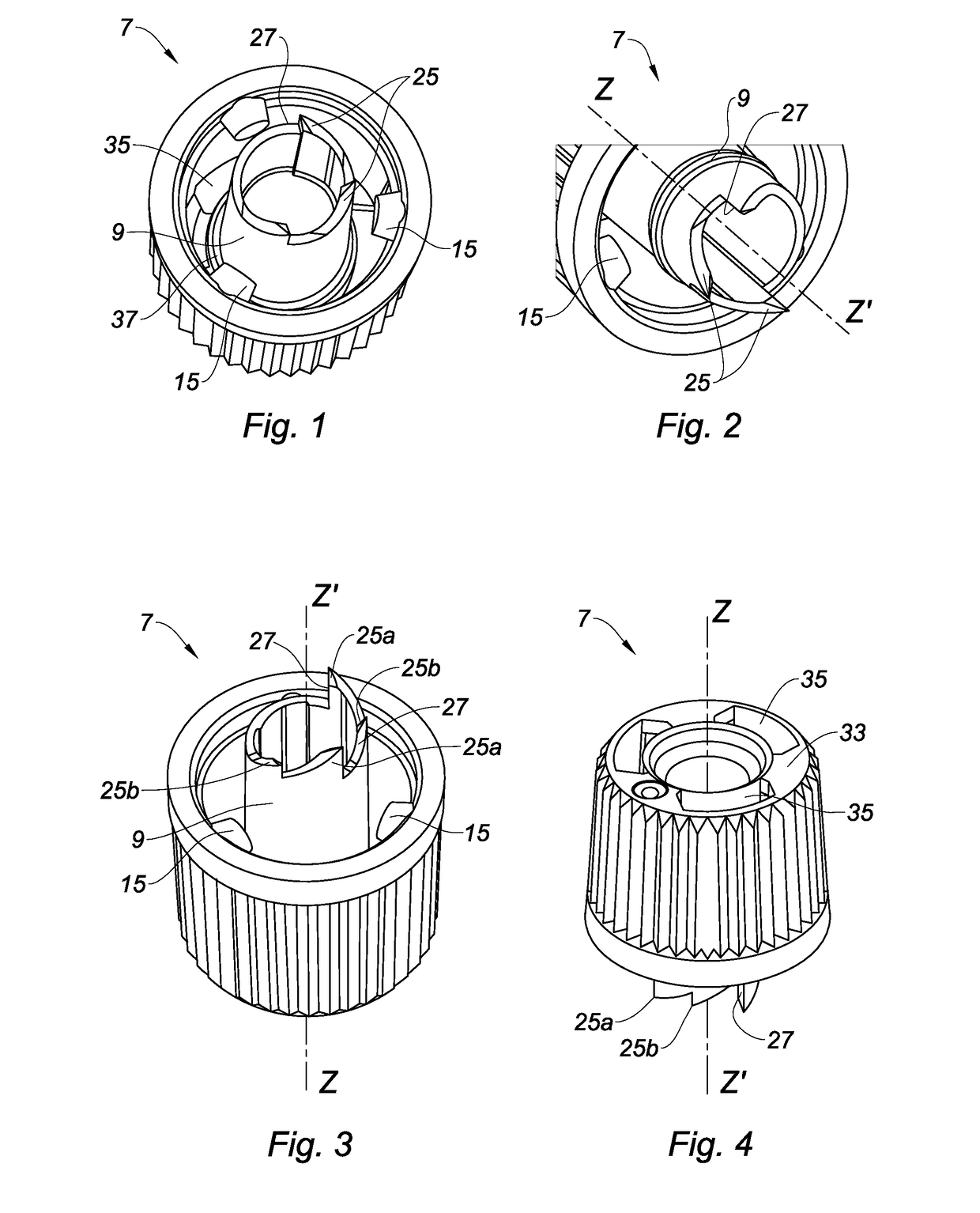 Perforating cap for a flexible tube