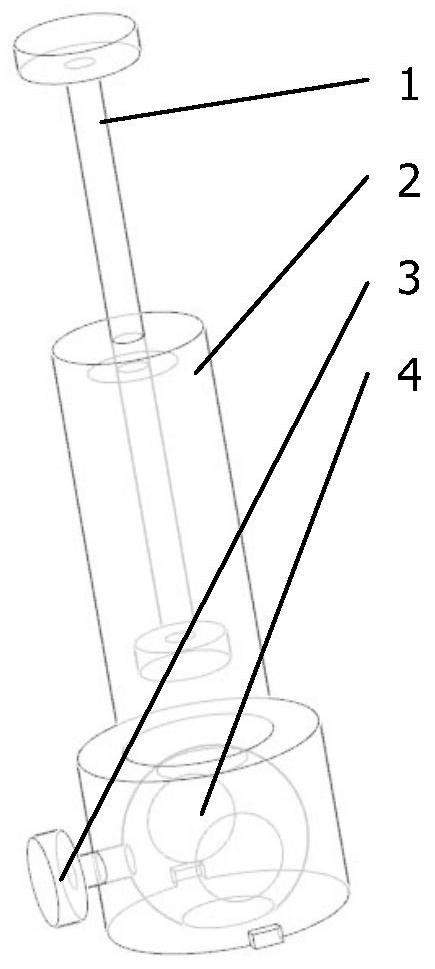 Fluid sample taking and sending closed interface assembly capable of being continuously used