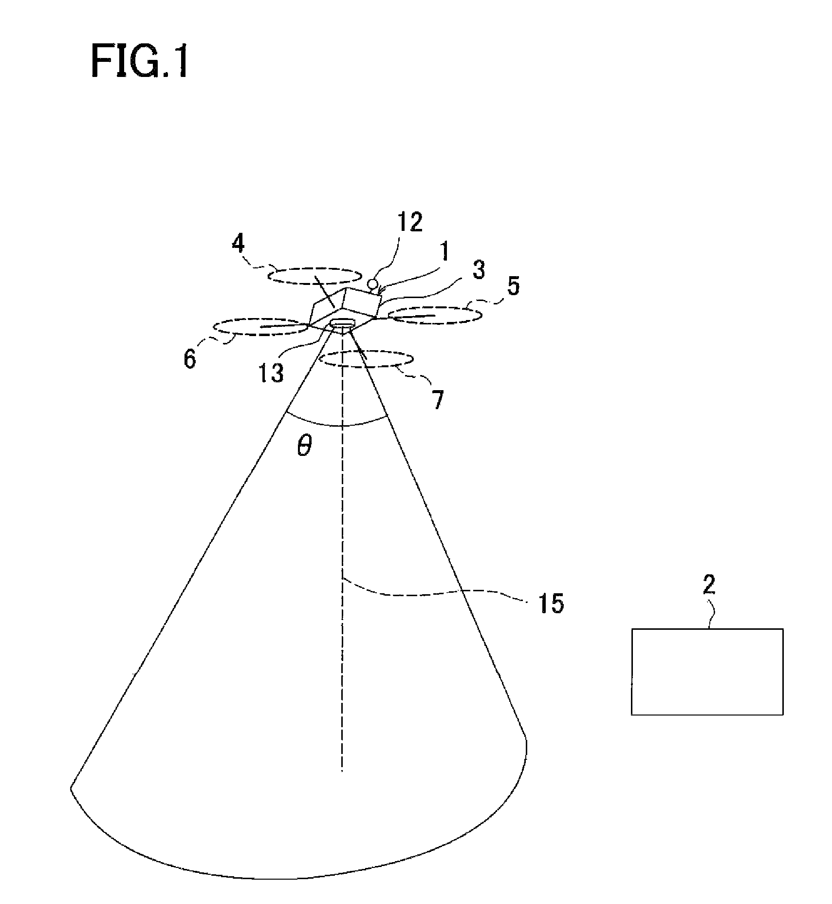 Aerial photograph image pickup method and aerial photograph image pickup apparatus