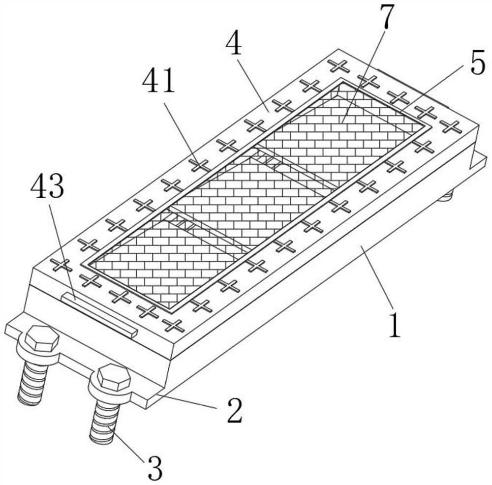 A kind of composite adhesive material resin leaking manure board