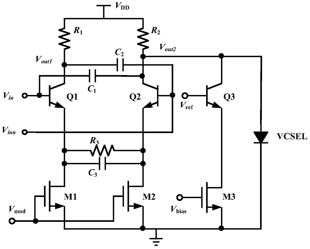 Ultra high speed laser driver circuit with bandwidth compensation and driver chip