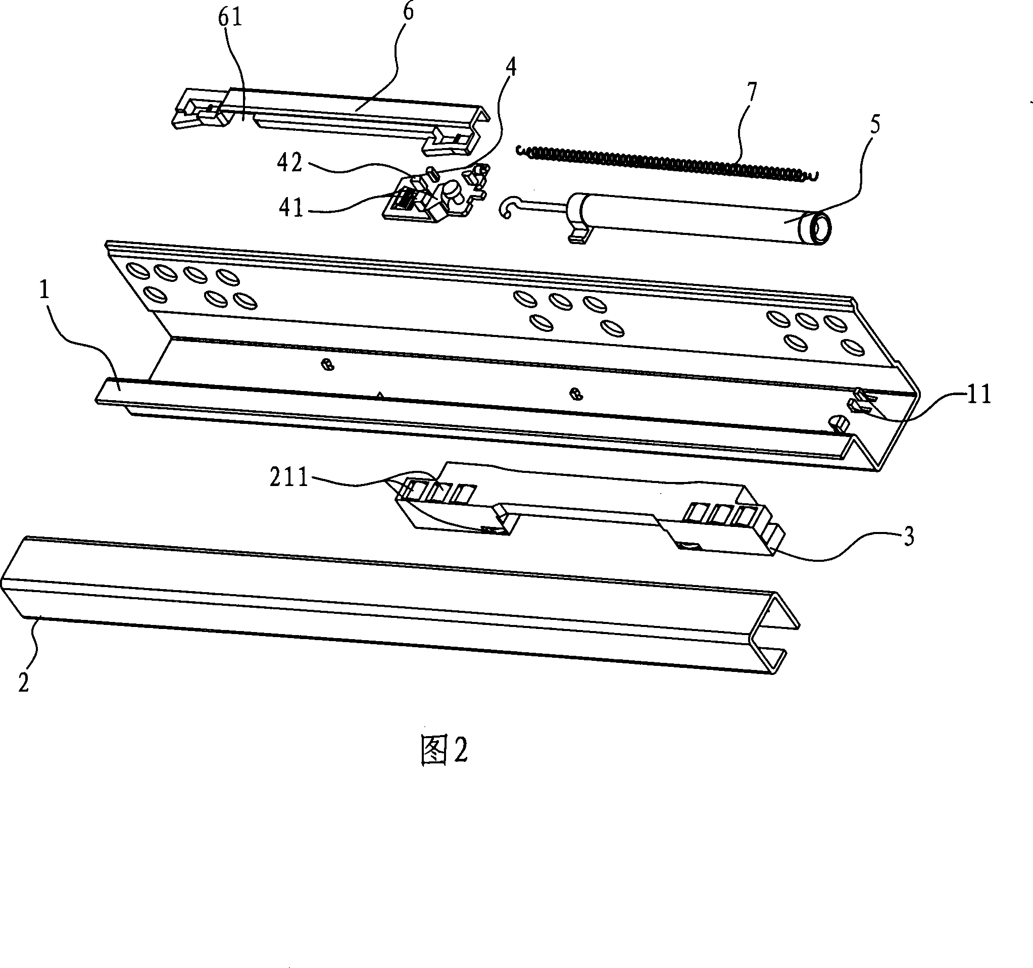 Hydraulic pressure reducible slideway equipment capable of hiding roller