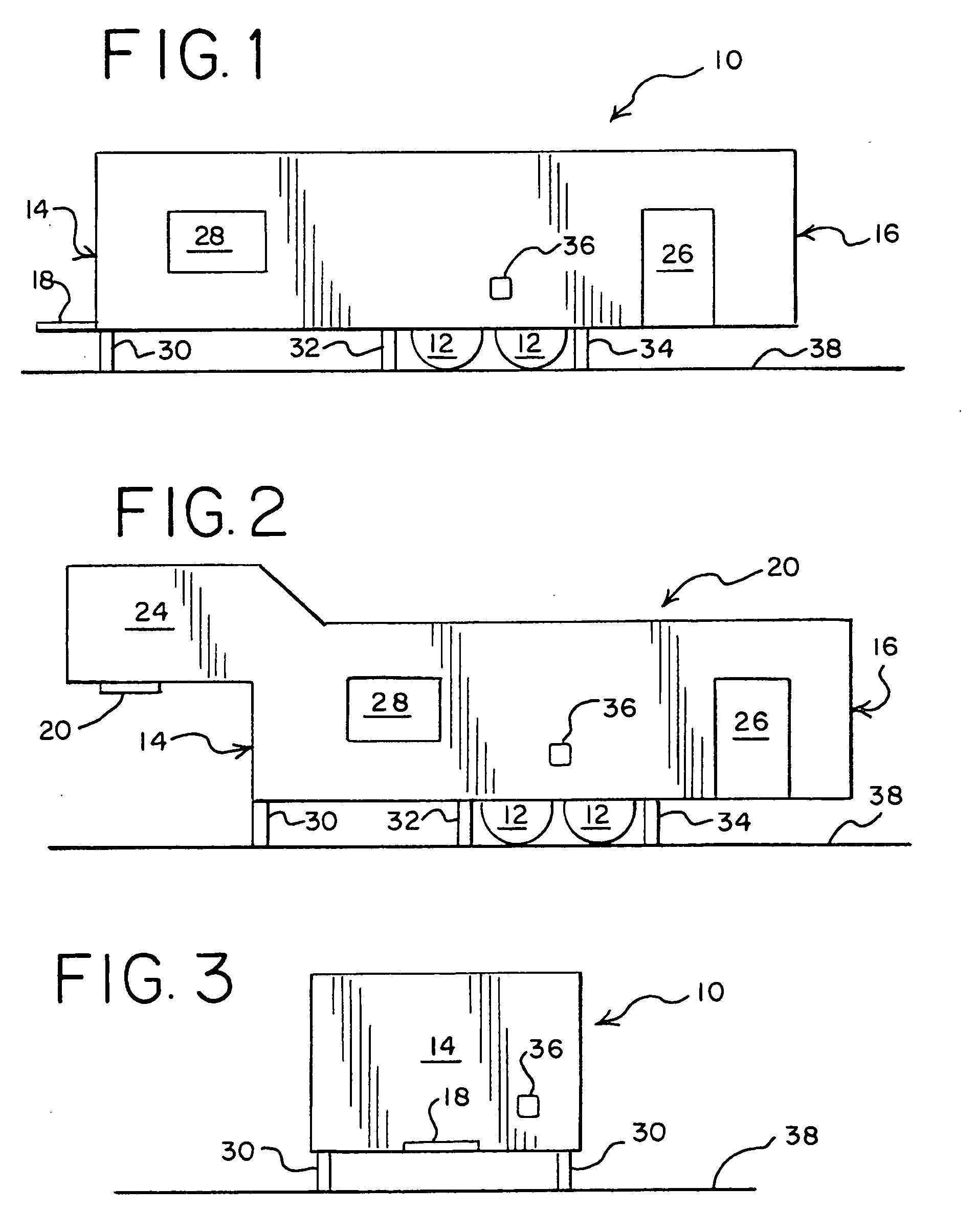Method and apparatus for leveling travel trailers