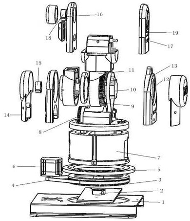 Closed-loop control six-axis mechanical arm and control method thereof