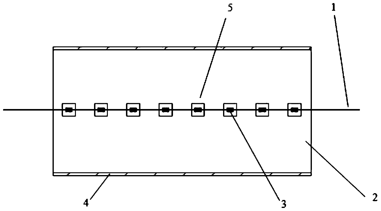 Limb joint angle measuring device and method based on optical fiber optical grating