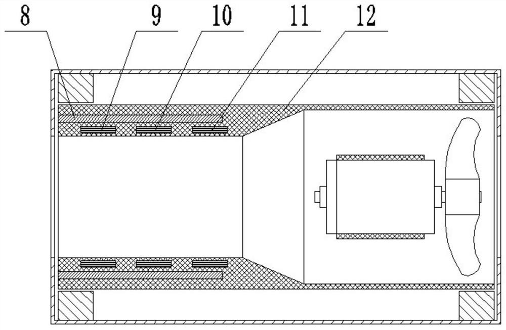 Charge induction method dust concentration detection device with strong anti-interference capability