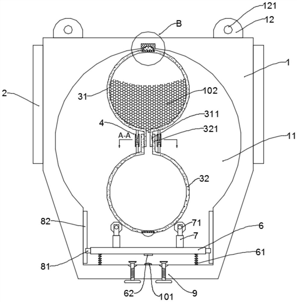 A bedside lamp with timing function