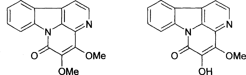 Quassia wood total alkaloid and the medical function of the monocase alkaloid