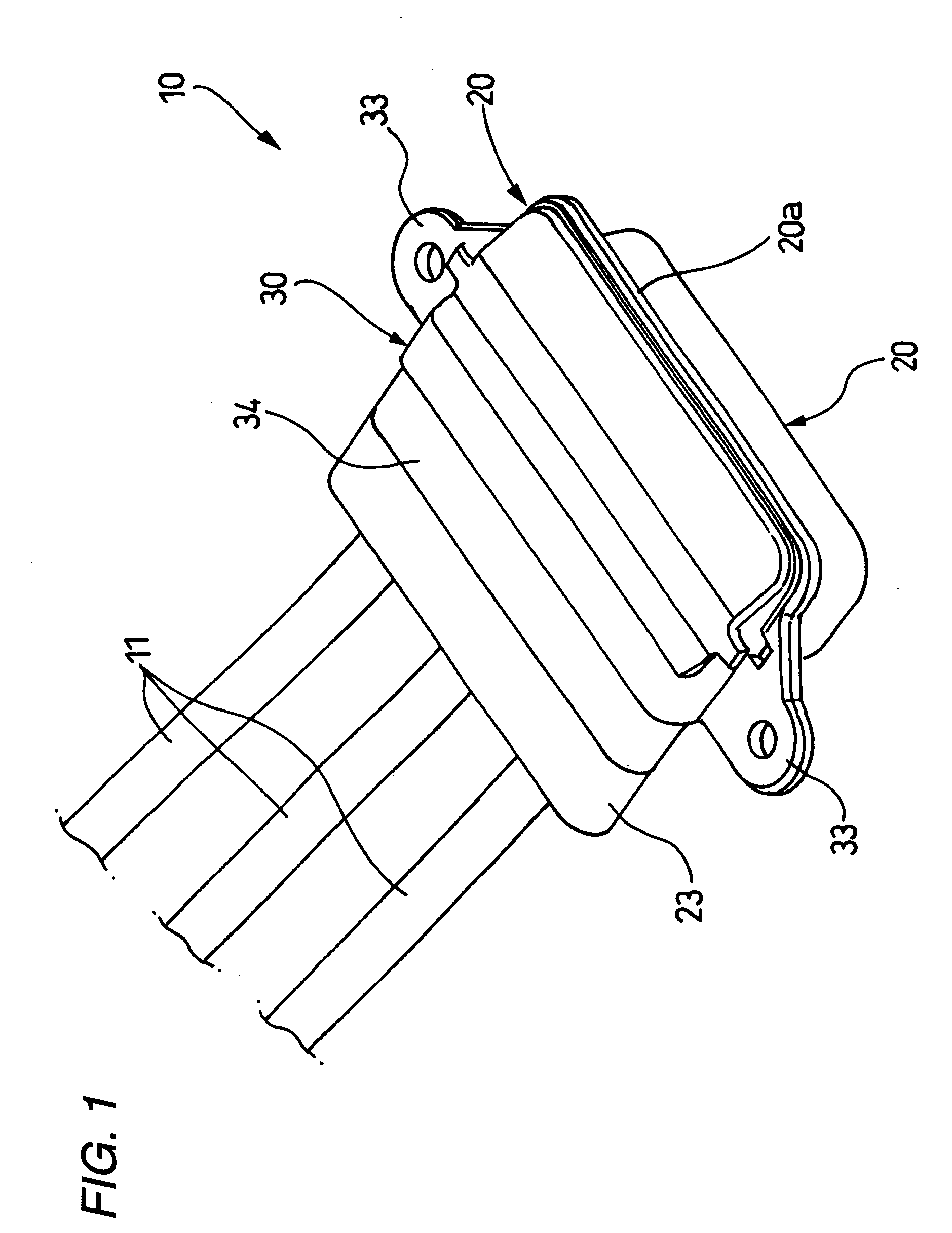 Electromagnetic interference shielded connector and method for assembling the same